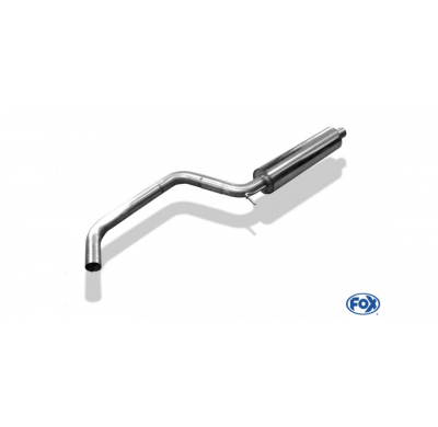 Escape FOX VW Golf VII - eje trasero rigido escape delantero