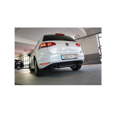 Escape FOX VW Golf VII - rigid rear axle Escape Final Duplex - 160x90 38 dch/izq