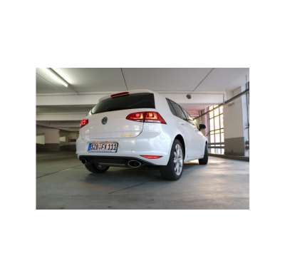 Escape FOX VW Golf VII - rigid rear axle Escape Final Duplex - 160x90 38 dch/izq