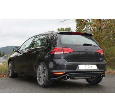 Escape FOX VW Golf VII - GTI escape final duplex - 1x100 16 duplex