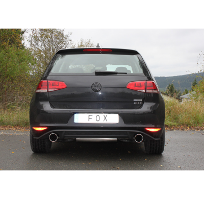 Escape FOX VW Golf VII - GTI escape final duplex - 1x100 16 duplex
