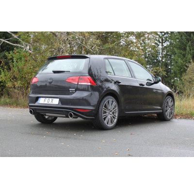 Escape FOX VW Golf VII - GTI escape final duplex - 1x100 16 duplex