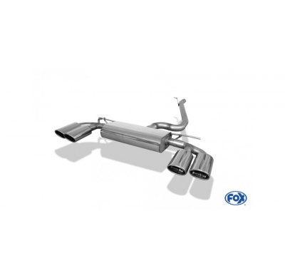 Escape FOX VW Golf VII 4-Motion - R-Look escape final duplex - 2x115x85 32 duplex