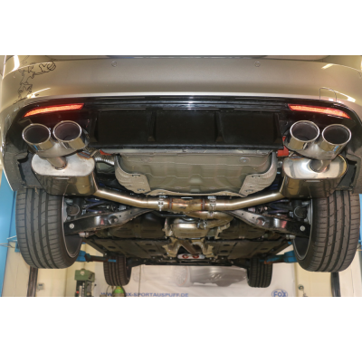 Escape FOX VW Golf VII Variant R - 4-Motion Escape Final Duplex - outlet in the original tail pipes