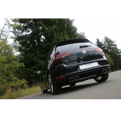 Escape FOX VW Golf VII R - 4-Motion Escape Final Duplex - 2x115x85 44 dch/izq