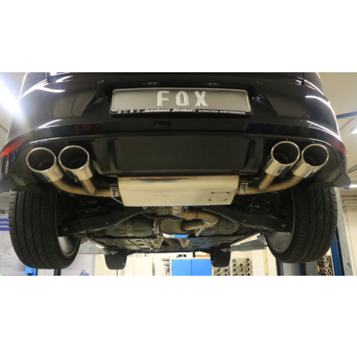 Escape FOX VW Golf VII R - 4-Motion Escape Final Duplex - 2x115x85 44 dch/izq