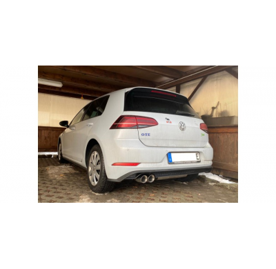 VW Golf VII - Escape trasero FOX GTE - 2x80 tipo 25