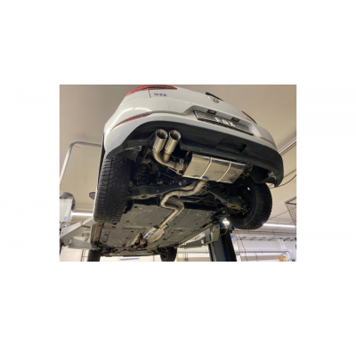 VW Golf VII - Escape trasero FOX GTE - 2x80 tipo 25