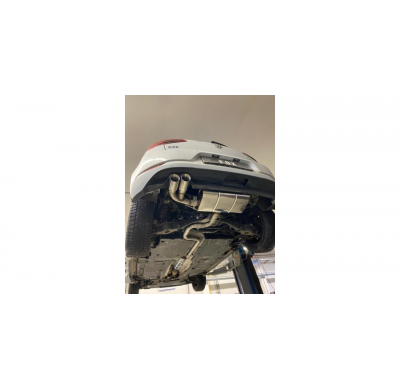 VW Golf VII - Escape trasero FOX GTE - 2x80 tipo 25