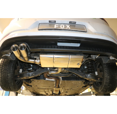 VW Golf VII - Escape trasero FOX GTE - 2x80 tipo 25