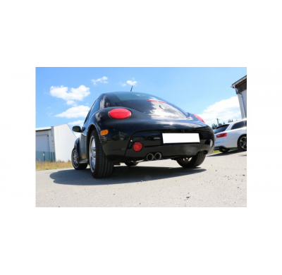 Nuevo Beetle 1C, 9C, 1Y - Escape trasero FOX modelo US Ø63,5 - 2x76 tipo 25