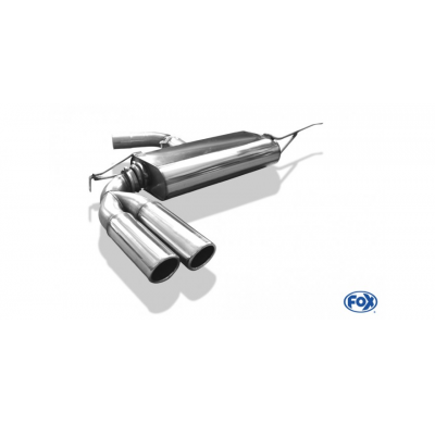 Escape FOX VW Beetle 16 - Cabrio escape final exit left - 2x80 16