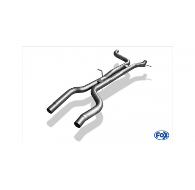 Escape FOX VW Touareg 7L tubo conexion doppelflutig catalizador/ escape final