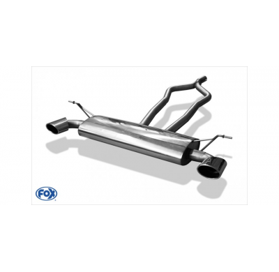 Escape FOX VW Touareg 7L escape final salida duplex - 140x90 32 duplex - diametro: 70mm