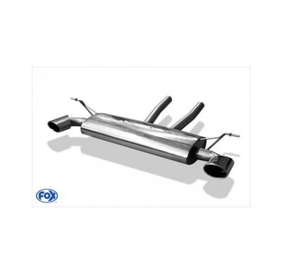 Escape FOX VW Touareg 7L escape final salida duplex - 140x90 32 duplex - diametro: 70mm
