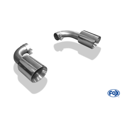 Escape FOX VW Touareg 7P pair of tail pipes to Anstecken - 1x125 25 duplex