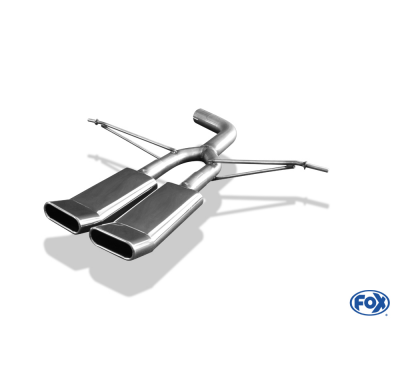 Escape FOX VW Touran - 1T3 Tail pipe - 2x130x50 56