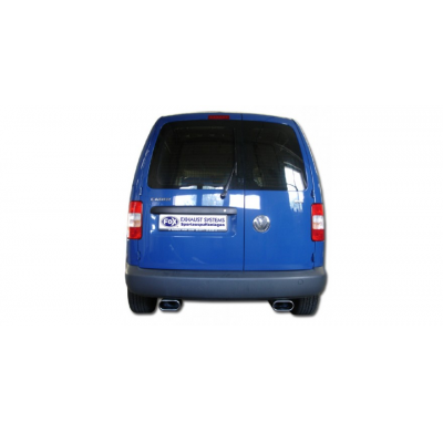 Escape FOX VW Caddy III escape final salida duplex - 160x80 53 duplex
