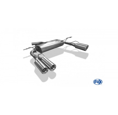 Escape FOX VW Eos V6 escape final salida duplex - 2x80 13 duplex