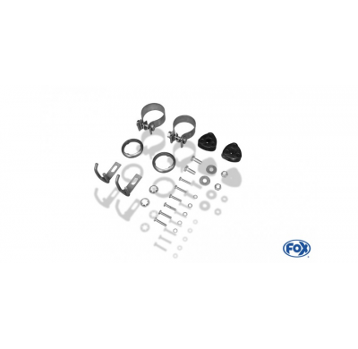 Escape FOX VW Eos V6 escape final salida duplex - 2x80 17 duplex