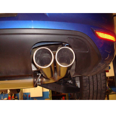 Escape FOX VW Eos 1F - reestyling escape final duplex - 2x80 16 duplex