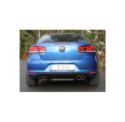 Escape FOX VW Eos 1F - reestyling escape final duplex - 2x80 16 duplex