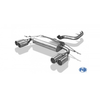 Escape FOX VW Tiguan escape final salida duplex - 2x90 12 duplex