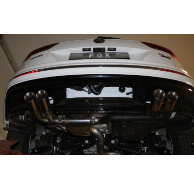 Escape FOX VW Tiguan II Diesel - 4motion Escape final Duplex - 2x80 25 dch/izq