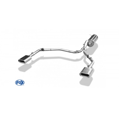 Escape FOX VW Amarok 4x4 escape final salida duplex - 160x80 53 duplex