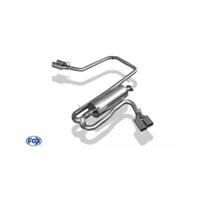 Escape FOX VW Amarok 4x4 escape final exit laterally right and left on the vehicle - 2x115x85 38 duplex