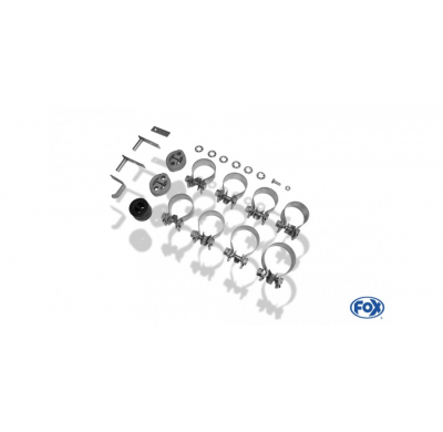 Escape FOX VW Amarok 4x4 escape final exit laterally right and left on the vehicle - 2x90 12 duplex