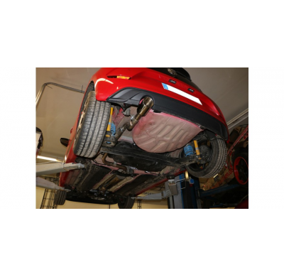 FOX Sistema de tubo de escape izquierdo - 1x90 tipo 25 izquierdo VW UP GTI Año:Desde 2017 1,0l 85kW