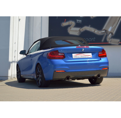 Escape Trasero De 90 Mm Con Salida De Escape Izquierdo Y Derecho Friedrich Bmw 2er F22/F23  Año: 11/2013-06/2016 Coupe & Cabrio