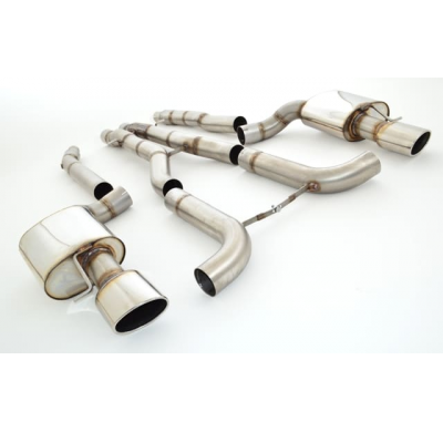 Sistema De Catback Racing De 2x90 Mm W. Tubo De Escape Izquierdo Y Derecho Friedrich Audi Rs6 4f Quattro  Año: 01/2008-12/2010 S