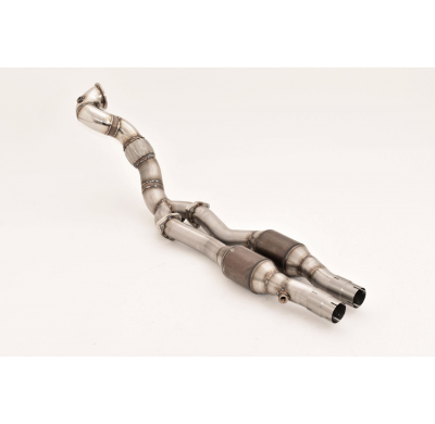 Downpipe De 1x90 Mm / 2x70 Mm Con Catalizador De 200 Celdas Friedrich Audi Rs3 8v Sportback Quattro  Año: 08/2017-08/2018  2.5l