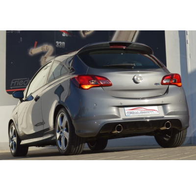 Catback-System De 90 Mm Con Salida De Escape Izquierdo Y Derecho Friedrich Opel Corsa D Opc  Desde Año: 2007  1.6l Turbo 141kw