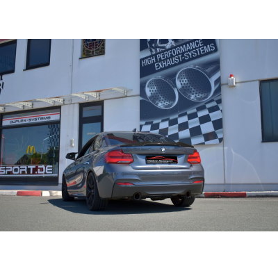 Catback-System De 90 Mm Con Salida De Escape Izquierdo Y Derecho Friedrich Bmw 2er F22/F23  Desde Año: 07/2018- Coupe & Cabrio