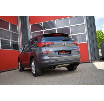 Escape Trasero De 70 Mm Con Salida De Escape Izquierdo Y Derecho Friedrich Hyundai Tucson (Tle)  Desde Año: 07/2018 2wd  1.6l T-