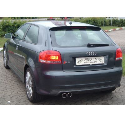 Escape Trasero De 70 Mm Friedrich Audi S3 8p Quattro  Desde Año: 2006  2.0l Tfsi 195kw