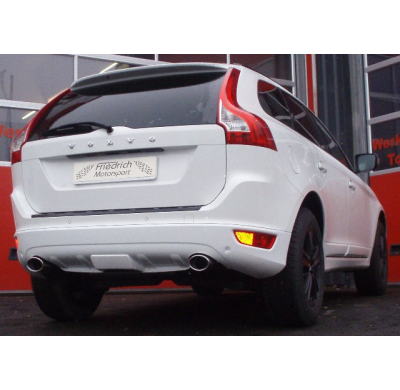 Escape Trasero De 70 Mm Con Salida De Escape Izquierdo Y Derecho Friedrich Volvo Xc60  Desde Año: 2008 2wd Und Awd  2.0l D3 100k