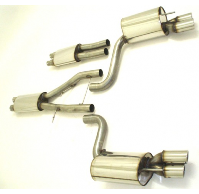 Catback-System De 70 Mm Con Salida De Escape Izquierdo Y Derecho Friedrich Jaguar Xfr  Desde Año: 2008  5.0l V8 375kw