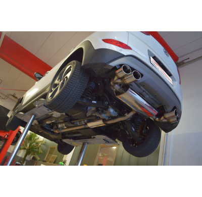 Catback-System De 70 Mm Con Salida De Escape Izquierdo Y Derecho Friedrich Hyundai Tucson (Tle)  Año: 07/2015-07/2018 Awd  1.6l