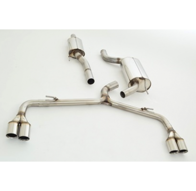 Catback-System De 70 Mm Con Salida De Escape Izquierdo Y Derecho Friedrich Kia Ceed & Pro Ceed Gt (Jd)  Desde Año: 05/2013-  1.6