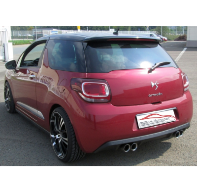 Catback-System De 70 Mm Con Salida De Escape Izquierdo Y Derecho Friedrich Citroen Ds3  Desde Año: 2010  1.6l Turbo Thp 150/155