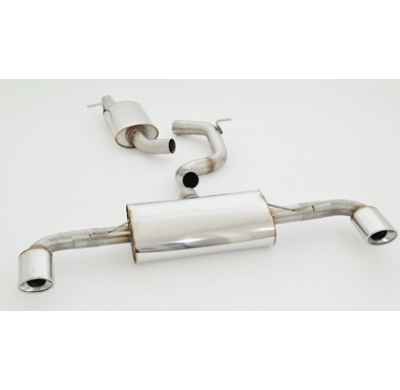 Sistema De Catback De 70 Mm W. Tubo De Escape Izquierdo Y Derecho Friedrich Audi Tt 8j Quattro  Año: 2006-2010 Coupe & Roadster