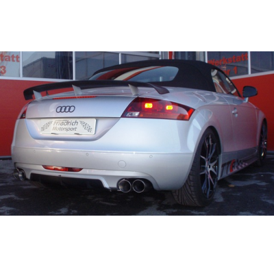 Sistema De Catback De 70 Mm W. Tubo De Escape Izquierdo Y Derecho Friedrich Audi Tt 8j Quattro  Año: 2006-2010 Coupe & Roadster
