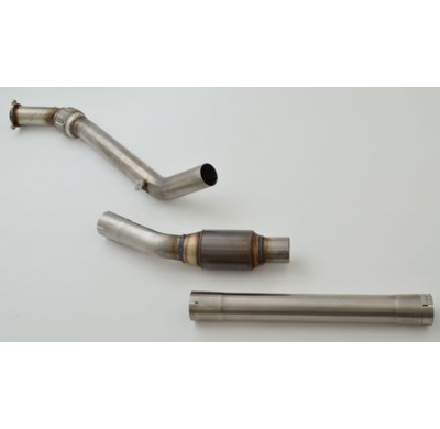 Downpipe De 70 Mm Con Catalizador Hjs De 200 Celdas Friedrich Audi A6 4b 2wd  Año: 98-2001 (Sin Corte En El Faldon Trasero) Seda