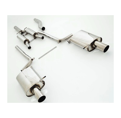 Catback-System De 70 Mm Con Salida De Escape Izquierdo Y Derecho Friedrich Audi A4 B6 (8e/8h) Quattro  Año: 2000-2004 Sedan & Av