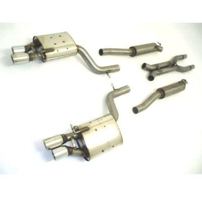 Sistema De Catback De 70 Mm W. Tubo De Escape Izquierdo Y Derecho Friedrich Audi S4 B6 (8e) Quattro  Año: 2003-2005 Sedan & Avan