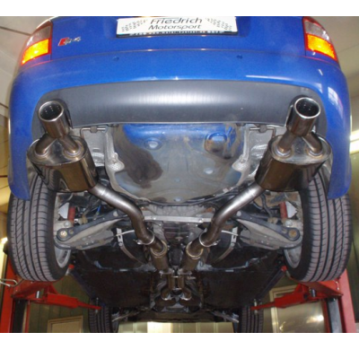 Sistema De Catback De 70 Mm W. Tubo De Escape Izquierdo Y Derecho Friedrich Audi S4 B6 (8e) Quattro  Año: 2003-2005 Sedan & Avan
